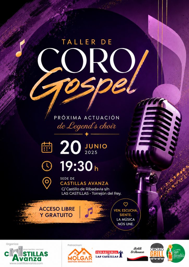 Actuación coro gospel