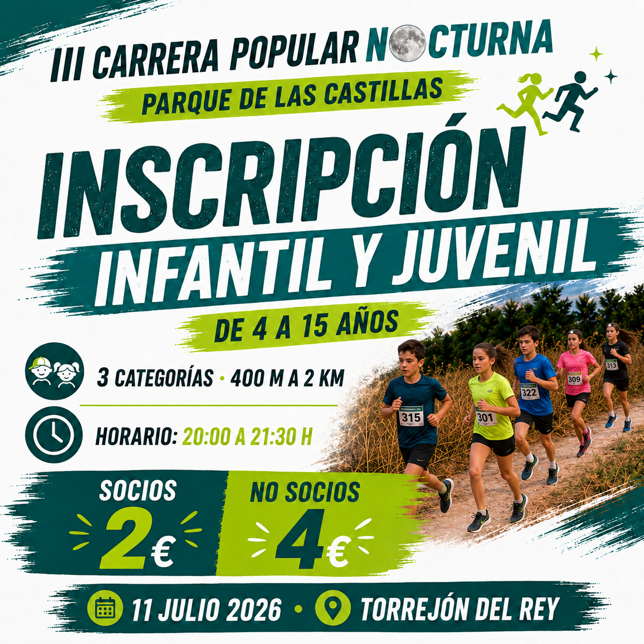 Inscripción Carreras Infantil y Juvenil