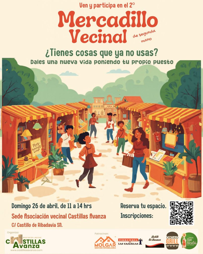 2º Mercadillo vecinal de 2ª Mano