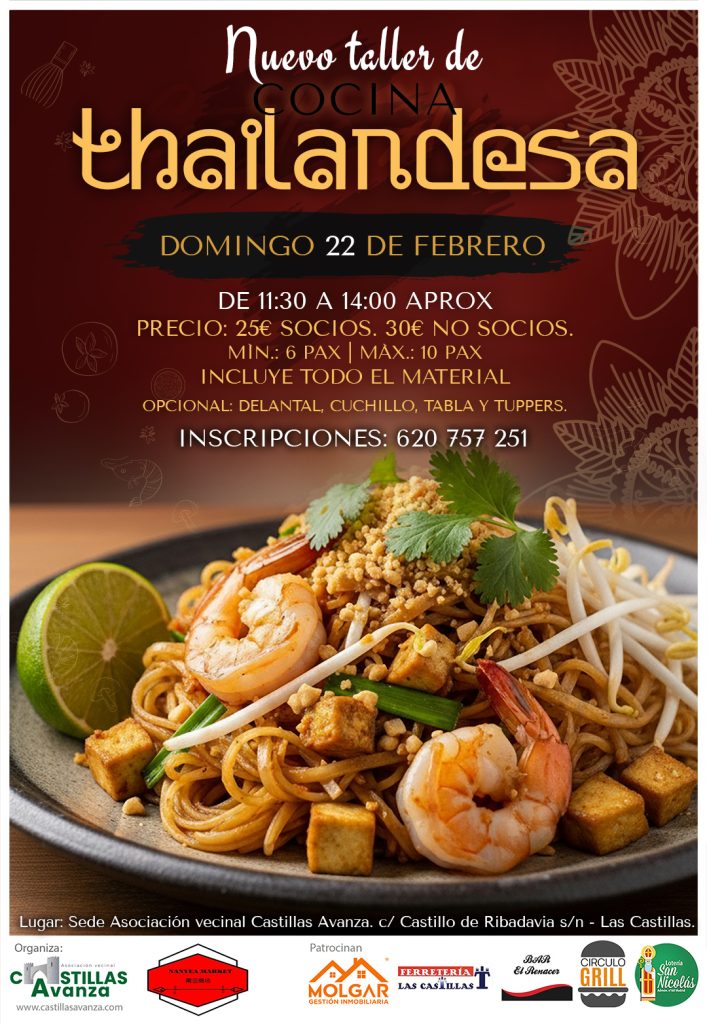 Taller cocina Thailandesa